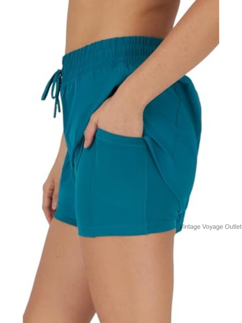 2-in-1 Running Shorts with Built-in Biker Shorts and Pockets